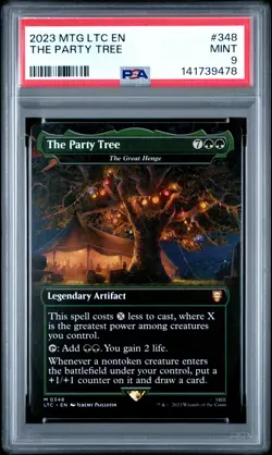 2023 MAGIC: THE GATHERING THE LORD OF THE RINGS #348 THE PARTY TREE PSA 9 - Image 1