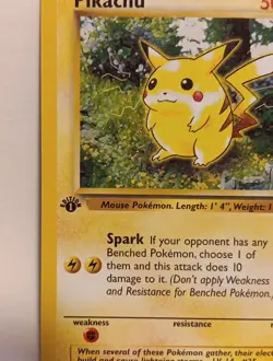 1999 Pokemon PIKACHU Jungle Set 1ST EDITION 60/64 WOTC NM Fast Shipping Authenti - Image 2