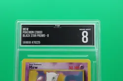 2000 Pokemon Mew Black Star promo #8 Top Shelf Grading 8 - Image 2