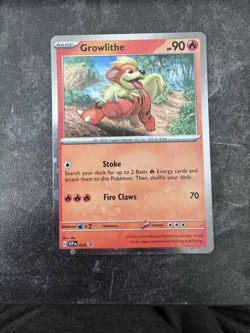 Pokemon TCG Growlithe SVP Black Star Promos SVP024 Holo Promo Cosmos Holo Rare - Image 4