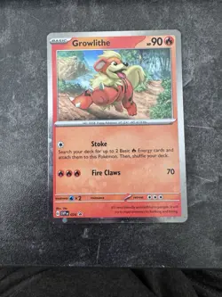 Pokemon TCG Growlithe SVP Black Star Promos SVP024 Holo Promo Cosmos Holo Rare - Image 5