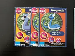 Pokemon BK Burger King 1999 Promo trivia cards Poketrivia Lot 42 Cards Vintage - Image 5