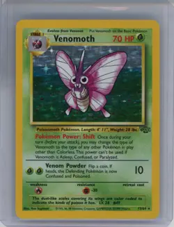 1999 Pokemon Jungle 13/64 Venomoth Holo - Image 1