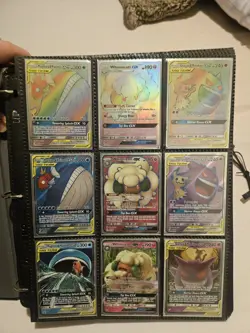 pokemon card binder collection lot Gengar & Mimikyu GX + More - Image 1