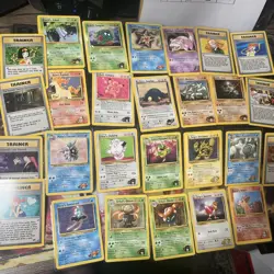 Pokemon Gym Lot Unlimited 25+ Cards! $1 Auction - Image 1