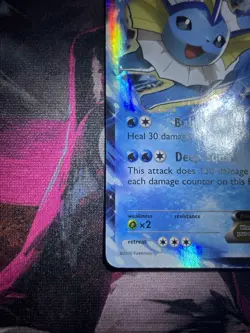 Pokemon TCG Vaporeon EX 24/83 Generations Ultra Rare Basic Holo English - Image 2