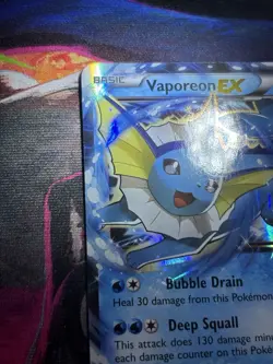Pokemon TCG Vaporeon EX 24/83 Generations Ultra Rare Basic Holo English - Image 3