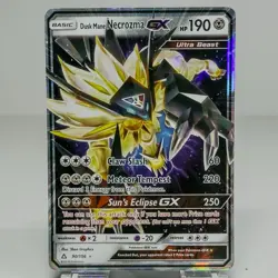 Pokemon Dusk Mane Necrozma GX 90/156 Ultra Prism Ultra Rare Holo NM - Image 1