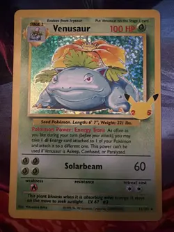 Venusaur 15/102 Celebrations: Classic Collection - Pokemon Card - NM - Image 1