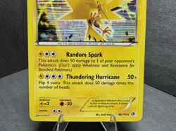 Pokemon TCG Zapdos 46/113 Holo Rare B&W Legendary Treasures (2013) - Image 3