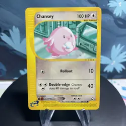 Pokemon Chansey 69/147 Aquapolis E Series LP - Image 1