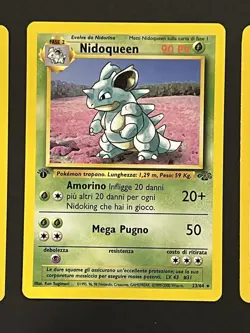 Pokemon Jungle 1st Edition Pikachu & Nidoqueen & Wigglytuff Lot Of 3 - Image 3