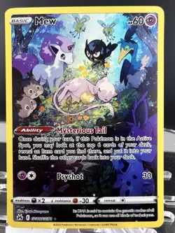 2023 Pokemon Sword & Shield Crown Zenith Mew Galarian Gallery #GG10/GG70 - Image 2