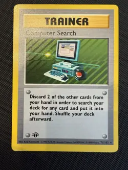 1st Edition Computer Search - Pokemon Base - 71/102 - Image 1