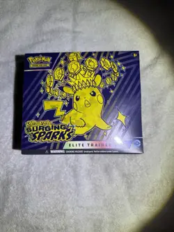 Pokemon Scarlet & Violet Surging Sparks FACTORY SEALED ETB Plus 8 Booster Packs! - Image 2
