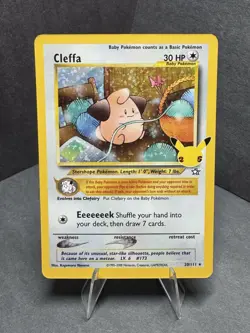 Pokemon TCG Cleffa 20/111 Holo Rare Celebrations Classic Collection SWSH - Image 1