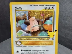 Pokemon TCG Cleffa 20/111 Holo Rare Celebrations Classic Collection SWSH - Image 2