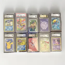 Pokemon PSA CGC Graded Lot of 10 Slabs Cards Pristine PointSalad Misty Psyduck - Image 1