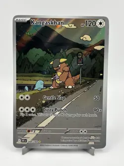 Pokemon Kangaskhan 204/182 Sv10 Destined Rivals Illustration Rare Full Art Holo - Image 1