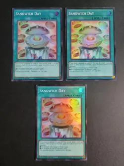 Sandwich Day (X3) MZMU-EN056 Super Rare Yugioh Maze of Muertos - Image 1