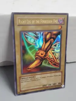 Yugioh Right Leg of the Forbidden One LOB-120 Ultra Rare Unlimited - Image 1