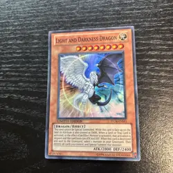 Yugioh Light and Darkness Dragon STOR-ENSE1 Super Rare Limited Edition NM - Image 2