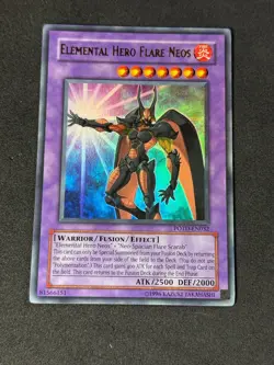 Yugioh Elemental Hero Flare Neos POTD-EN032 Ultra Rare Unlimited LP - Image 1