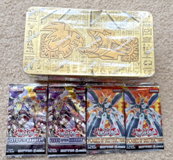 Yu-Gi-Oh! 2021 Tin of Ancient Battles + 4 Packs All Factory Sealed New Lot - Image 1