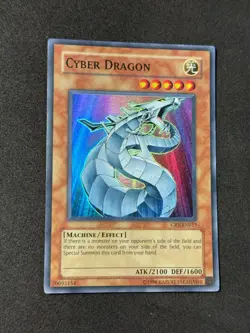 Yugioh Cyber Dragon CRV-EN015 Super Rare Unlimited NM+ - Image 1