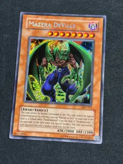 Yugioh Mazera DeVille AST-111 Secret Rare NM - Image 1
