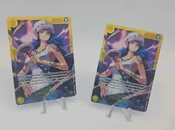 Lot (2) One Piece TCG - Trafalgar Law ENGLISH EB03-062 HEROINES SEC - Image 1