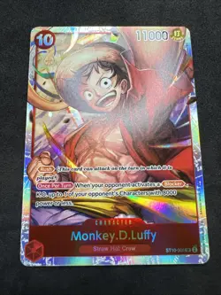 Monkey.D.Luffy ST10-006 - One Piece TCG - Starter Deck 10 Holo SR English - Image 1
