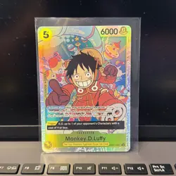 One Piece CCG Monkey.D.Luffy OP07-109 SR - ERROR CARD English - Image 1