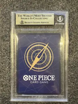 One Piece Monkey D Luffy SR OP12-015 TREASURE CUP TOP 64 BGS 10 - Image 2