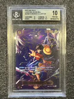 Monkey D Luffy SP OP09-119 OP13 Carrying Will One Piece - BGS 10 - Image 1