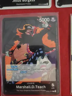 One Piece TCG Custom Blackbeard Deck Ready to Play with Don - Image 1