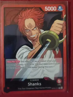One Piece TCG Custom Shanks Deck Ready to Play with Don Red Haired Pirates - Image 1