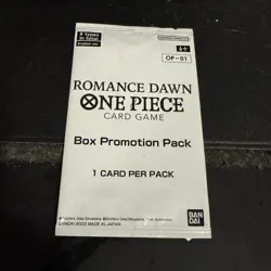 One Piece OP-01 Romance Dawn Box Promotion Pack Factory Sealed NEW - Image 1