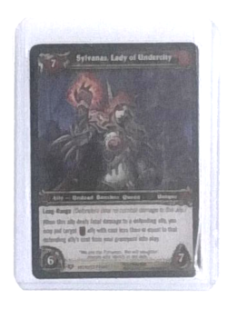 World of Warcraft WOW TCG: Sylvanas, Lady of Undercity Archives Promo Epic Foil - Image 1