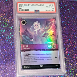 PSA 10 Elsa - Snow Queen (Epic) 210/204 Fabled Holo Disney Lorcana - Image 3