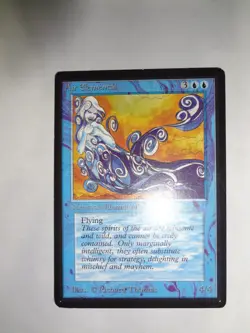 MTG MAGIC THE GATHERING CARD ORIGINAL BETA BLUE AIR ELEMENTAL CREATURE UNCOMMON - Image 1