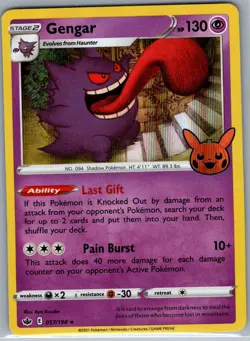 Gengar 057/198 Trick or Trade - Pokemon Card - NM - Image 1