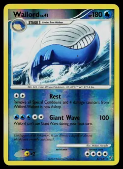 Pokemon Card - Wailord Supreme Victors 47/147 Rare Reverse Holo - Image 1