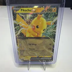 Pokemon Pikachu EX 028/131 MEI Basic Holo 190 HP 220 Attack Pokemon TCG Card - Image 1