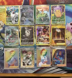 Pokemon Card Lot Full Art Alt Art Fire Weezing Victini Pikachu - Image 1