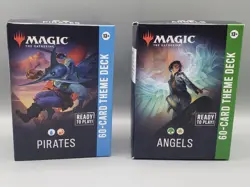 Magic The Gathering Angels+Pirates 60-Card Theme Deck Lot of 2 - Image 1