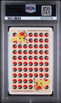 1998 POKEMON STADIUM YELLOW VERSION PLAYING CARDS QUEEN OF CLUBS GRAVELER PSA 8 - Image 2