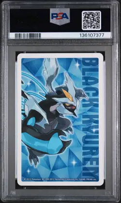 2012 POKEMON BLACK 2 PLAYING CARDS 6 OF DIAMONDS EEVEE PSA 9 - Image 2