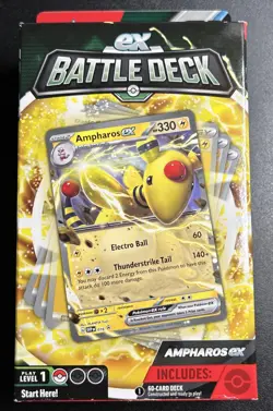 Pokemon Trading Card Game Ampharos EX Battle Deck: BRAND NEW Nice! - Image 1