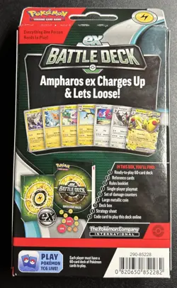 Pokemon Trading Card Game Ampharos EX Battle Deck: BRAND NEW Nice! - Image 2